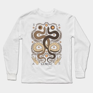 Gemini, The Twins Long Sleeve T-Shirt